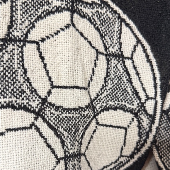 Soccer Ball Patterned Upcycle Blanket Vest - Picture 2 of 12